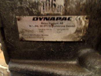 salg af Dynapac Pladevibrator