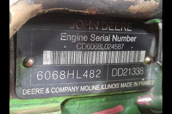 salg af Motor John Deere 7530 