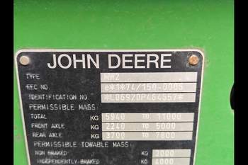 salg af John Deere 6920 traktor