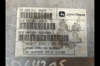 salg af John Deere 6420 S  ECU Engine