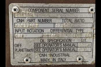 salg af New Holland T7.260  Front Axle